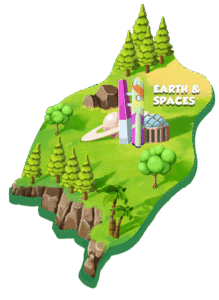Story 6 earth and spaces map