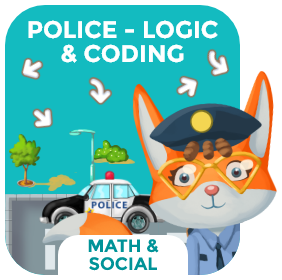 Coding Games for Kids 43 police logic coding
